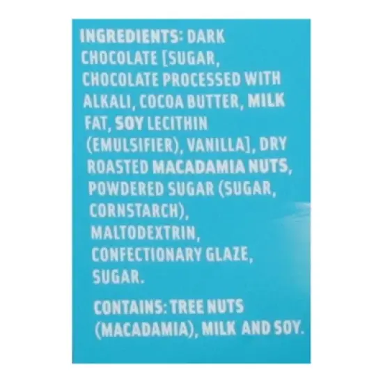 Mauna Loa Macadamia Nuts Dark Chocolate - Case of 6/4 oz image {2}