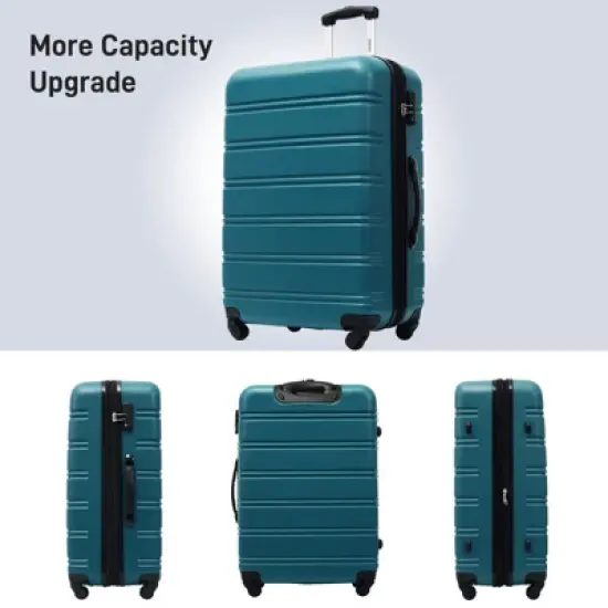 Aukfa 3-piece Lightweight Hardshell Expandable Luggage set With TSA Lock, Available In 20" 24" 28"，Multicolor image {1}