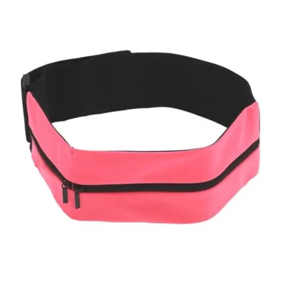 Unique Bargains Portable Double Pocket Running Waist Pack 1 Pc image {7}