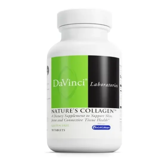 Davinci Labs Nature's Collagen - Joint Support Supplement for Skin Elasticity, Joint Health and Connective Tissue Health* - Gluten-Free - 90 Tablets image {6}