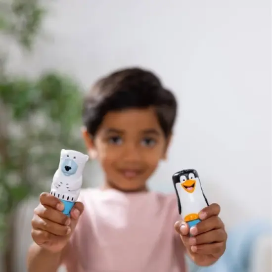 Melissa & Doug Sticker WOW! Winter (Polar Bear and Penguin) Arts and Crafts Collectibles - 2 Activity Pads, 2 Sticker Stampers, 2 Bonus Stacks image {7}