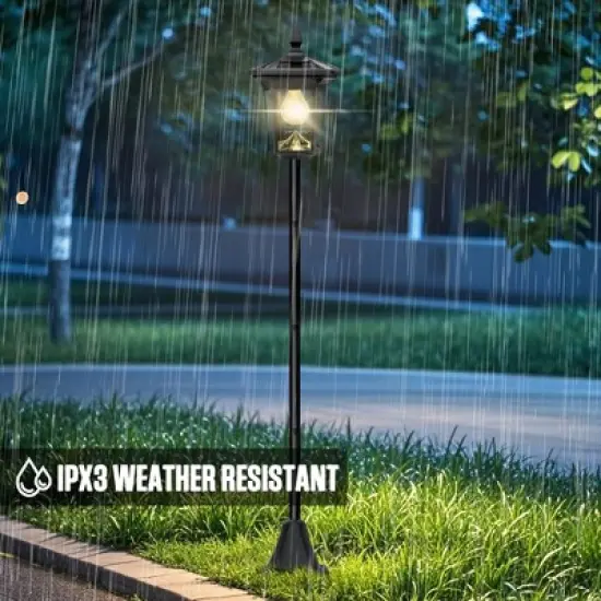 Westinghouse 100 Lumen Solar Post Light &ndash; 2-Pack (3000K Warm White) image {3}