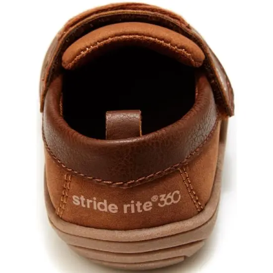 Stride Rite 360 Kids Unisex Hampton Boat Shoe | 4 | Brown image {3}