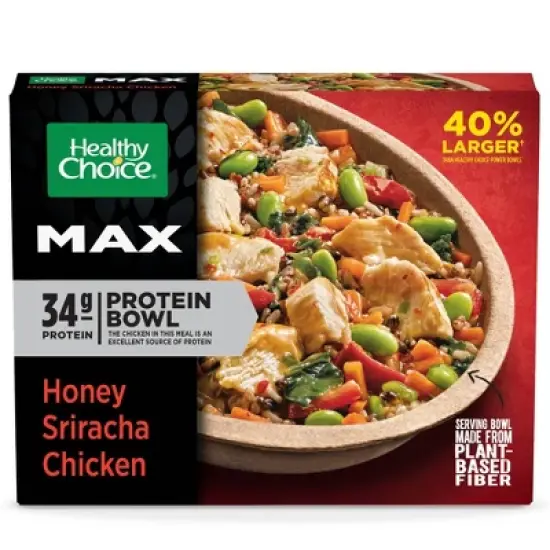 Healthy Choice Max Frozen Honey Sriracha Chicken - 13.75oz image {5}