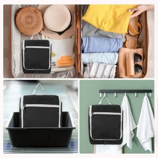 Unique Bargains Waterproof Travel Hanging Makeup Bag 1 Pc image {5}