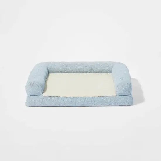 Sofa Bolster Dog Bed - Light Blue - Boots & Barkley&trade; image {4}