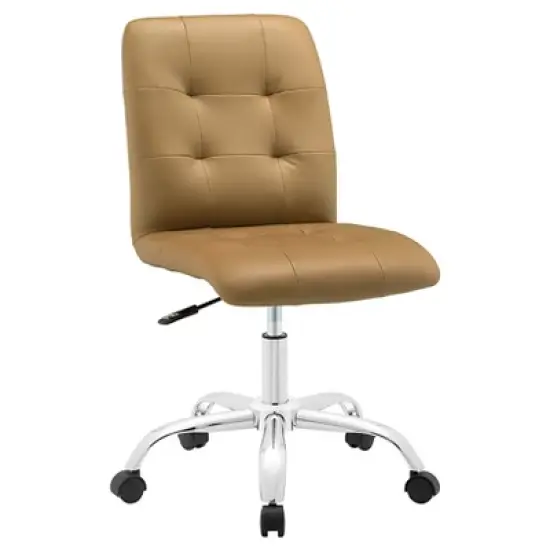 Prim Armless Midback Office Chair - Modway image {8}