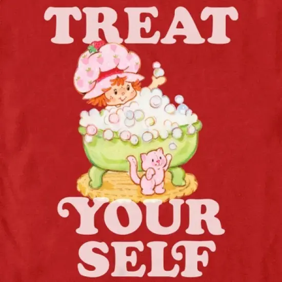 Men's Strawberry Shortcake Treat Yourself Bubble Bath T-Shirt image {1}