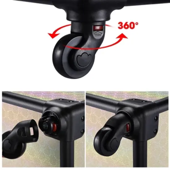 Byootique Rolling Makeup Train Case Cosmetic Trolley Organizer image {5}