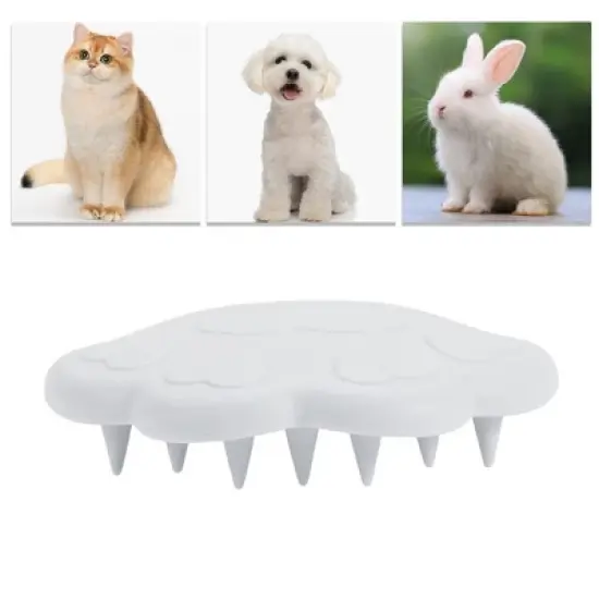 Unique Bargains Pet Grooming Bath 3.54"x3.34"x0.79" 1 Pc image {5}