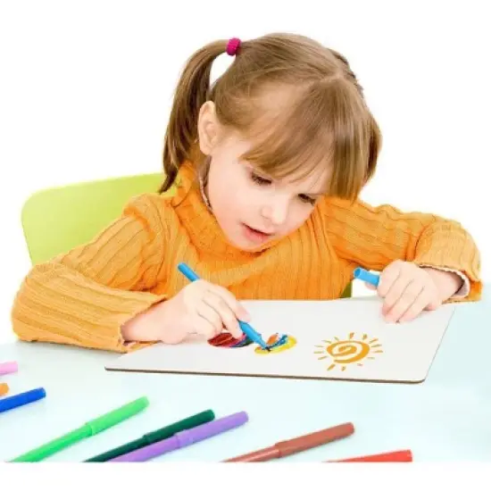 Board Geeks 9" x 12" Classroom Dry Erase Board - 6 Pack image {4}