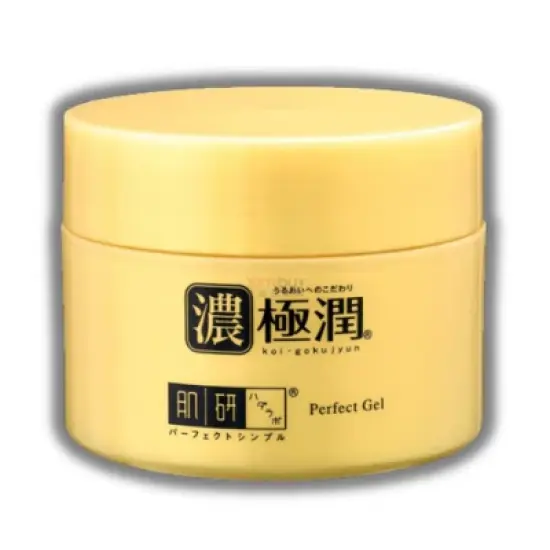 Rohto Hada Labo Gokujyun Perfect Gel | Enriched with three kinds of hyaluronic acid to improve the skin (3.5 oz) image {2}