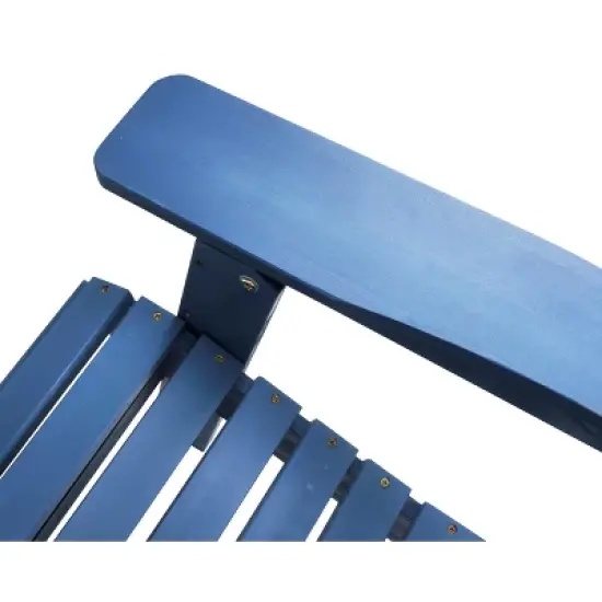 Whisen Oversized Wooden Adirondack Chair with Pre-Assembled Back image {5}