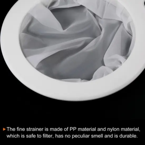 Unique Bargains Juice Coffee Food Filter Kitchen Strainer with Handle 1 Pc 300 Mesh image {3}