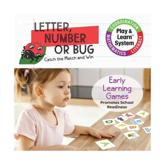 Briarpatch Letter Number or Bug Board Game: Educational Play, 2-4 Players, 10-20 Minute Sessions image {9}