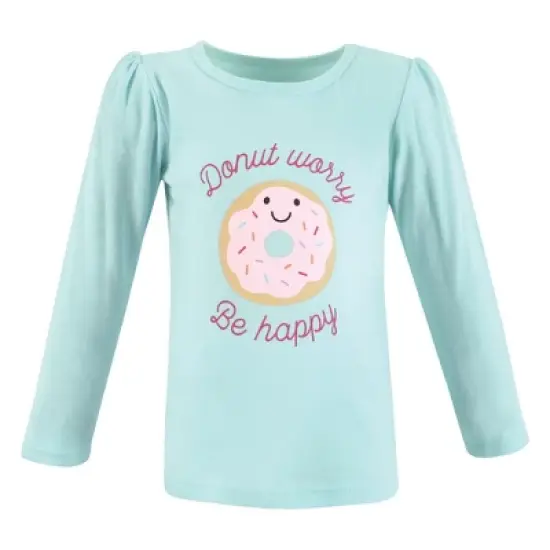 Hudson Baby Infant and Toddler Girl Long Sleeve T-Shirts, Ice Cream Dino image {2}