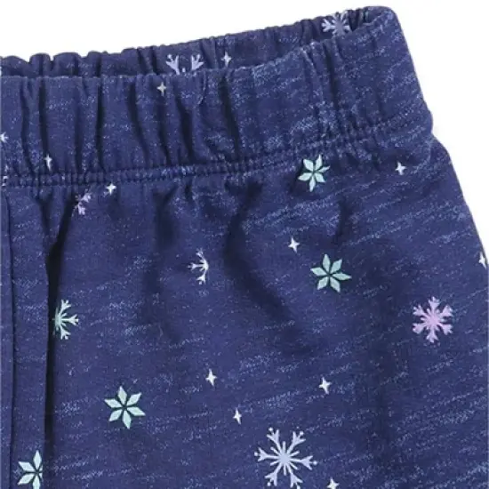 Disney Frozen Moana Princess Rapunzel Snow White Raya and the Last Dragon Girls Peplum T-Shirt and French TerryShorts Outfit Set Little Kid to Big Kid image {4}