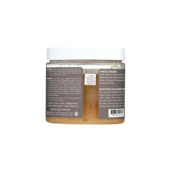 Soothing Touch Vanilla Orange Uplifting Brown Sugar Scrub - 16 oz image {1}