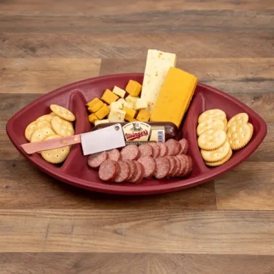 Northlight 7pc Gourmet Sausage and Cheese Football Platter image {5}