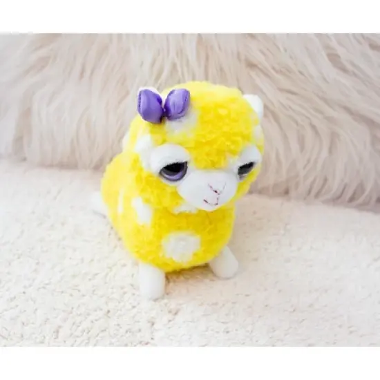 Kellytoy Cute and Cuddly 12 Inch Alpaca Plush | Yellow image {4}