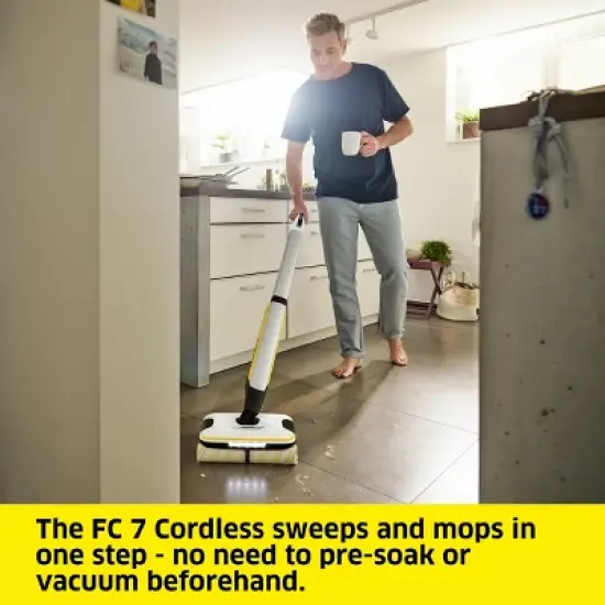 K&auml;rcher FC 7 Cordless Electric Floor Cleaner, Scrubber, Cordless Mop image {2}