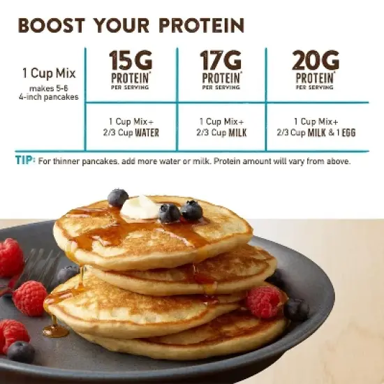 Krusteaz Buttermilk Protein Pancake Mix, 20 OZ image {2}
