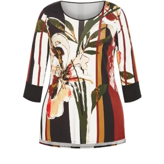 Women's Plus Size Romy Top - spice | AVENUE image {3}