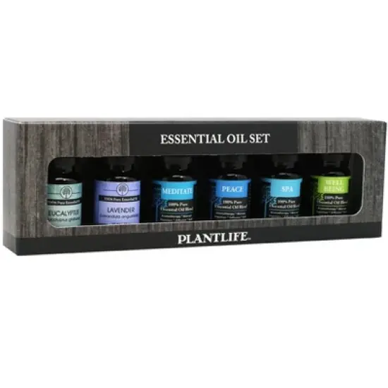 Plantlife Spa @ Home Essential Oil Gift Set &ndash; 6 Essential Oils, 10 ml Each, 100% Pure, Therapeutic Grade, No Additives or Fillers image {2}