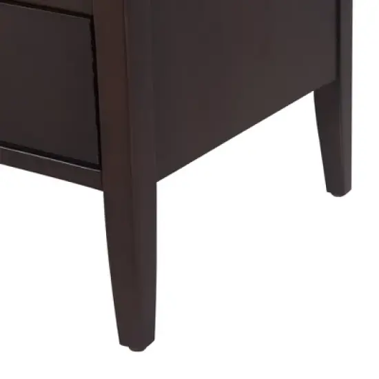 Finley Solid Wood 3 Drawer Nightstand - ClickDecor image {8}
