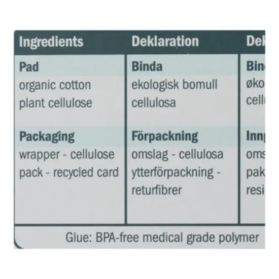 Natracare Organic Cotton Ultra Pads Super+ - 12 ct image {3}