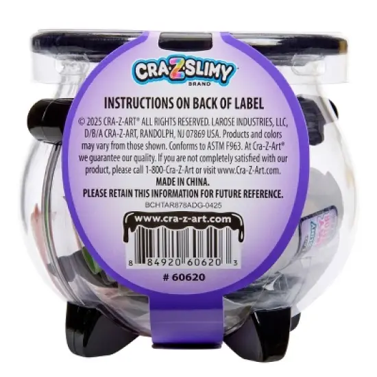 Cra-Z-Slimy Halloween Witches Brew: Educational Set with Eight Pieces for Creativity image {8}