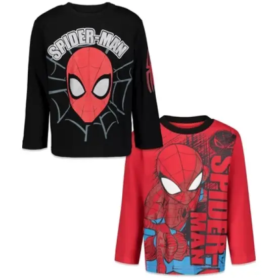 Marvel Avengers Captain America  2 Pack Long Sleeve Graphic T-Shirts Toddler image {9}