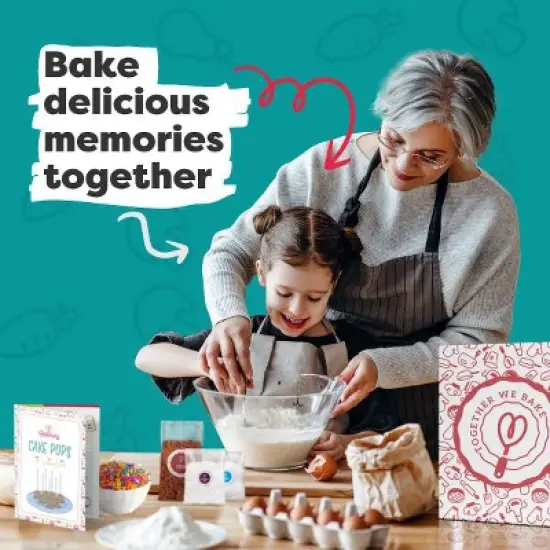 BAKETIVITY Cake Pop Sticks Baking Kit | Cake Pop Kit For Kids | DIY Beginner Cake Pop Supplies | Cake Pops Decorating Kit &ndash; Kids Cake Pop Baking Kit image {2}