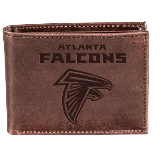 Evergreen Atlanta Falcons Bi-Fold Wallet, Brown image {1}
