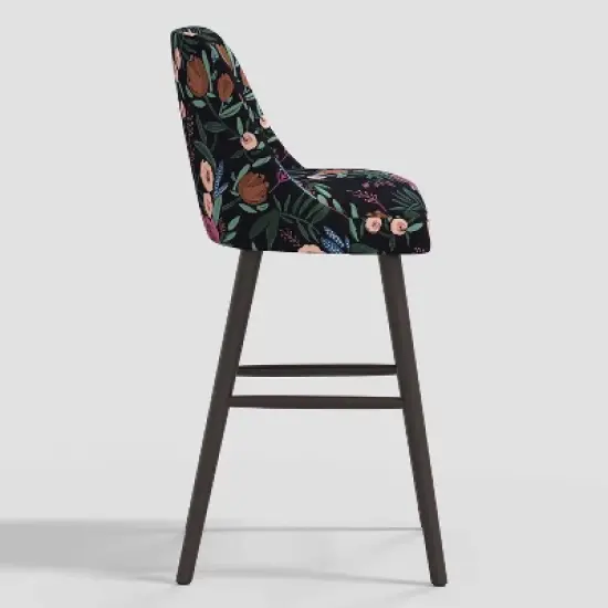Geller Modern Counter Height Barstool in Botanical Grant Floral Ink - Threshold&trade; image {2}
