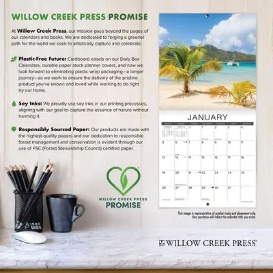 Willow Creek Press 12"x12" 2026 National Parks Wall Calendar image {4}