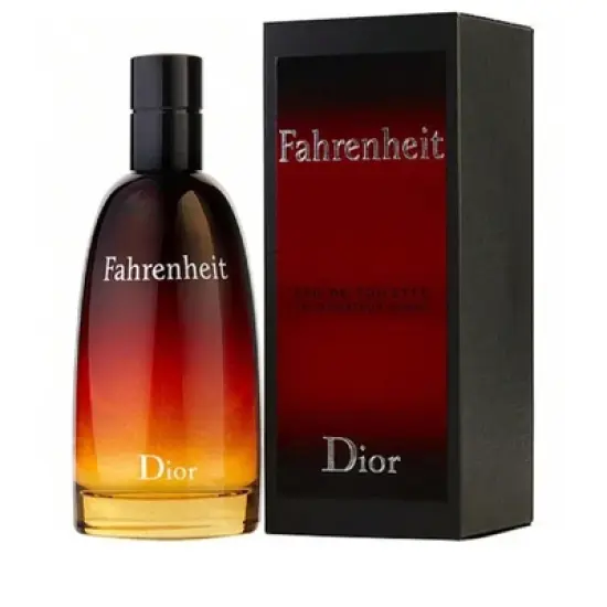 Fahrenheit By Christian Dior Men Edt Spray 3.4 Oz Sicilian Mandarin, Lemon, Calabrian Bergamot, Nutmeg, Caraway 2015 Daytime Perfume image {1}