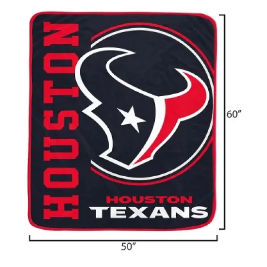 NFL Houston Texans Keep It Simple Ultra Soft Blanket image {2}