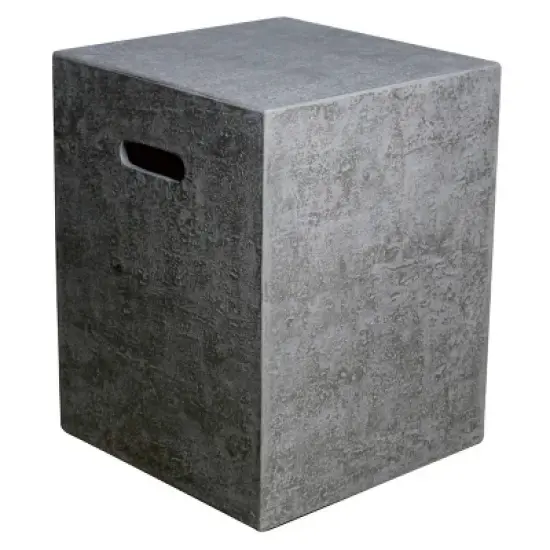 Outdoor Propane Tank Cover Hideaway Table Firepit Accessories Side Table - Elementi: Weather-Resistant 16x16x20" Patio Accessory image {4}