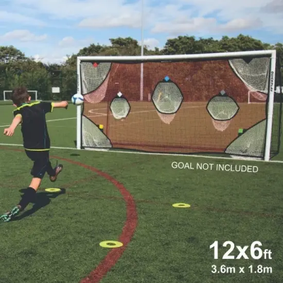 QUICKPLAY Target Net for Soccer Goals (excl. goal) (4 sizes) image {2}
