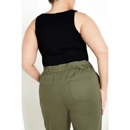 Women's Plus Size Alana Pull On Pant - moss | AVENUE image {4}