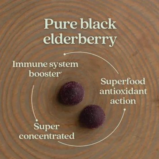 New Chapter Organic Elderberry Vegan Gummies - 60ct image {4}