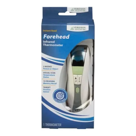 Veridian Handheld Fahrenheit / Celsius Non-Contact Thermometer Digital Display 09-349 image {6}