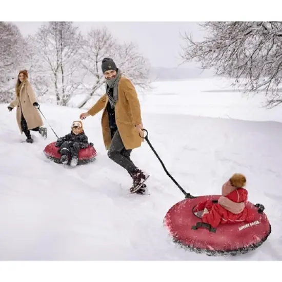 Slippery Racer Grande XL Hard Bottom Inflatable Snow Tube image {6}