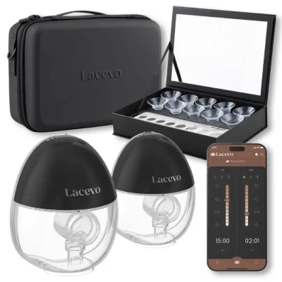 Lacevo S70 Wearable Breast Pump Set - 2pk image {13}