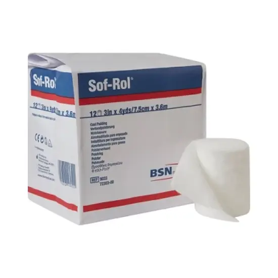 Sof-Rol Undercast Cast Padding Rayon White image {3}