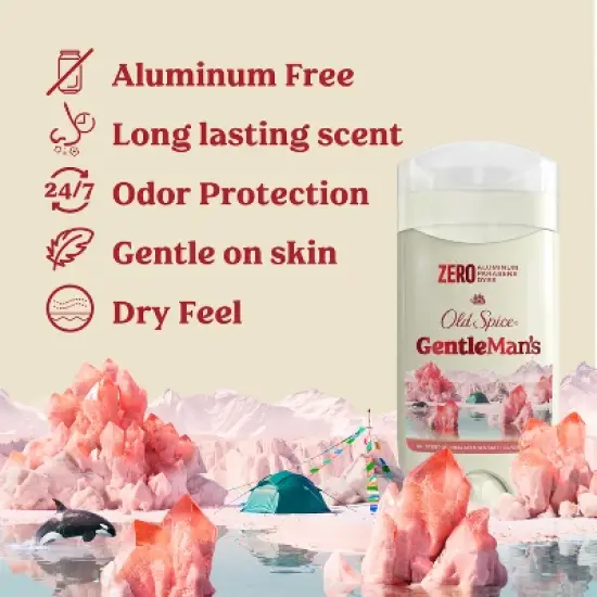 Old Spice Gentleman's Blend Himalayan Sea Salt Solid Deodorant - Sea Minerals Scent - 3oz image {1}