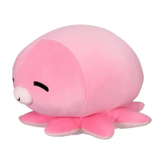 Toynk MochiOshis 12-Inch Character Plush Toy Animal Pink Octopus | Izumi Inkyoshi image {1}