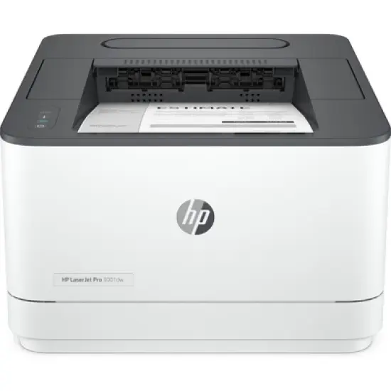HP LaserJet Pro 3001dw Laser Printer, Black And White Mobile Print Up to 50,000 image {8}
