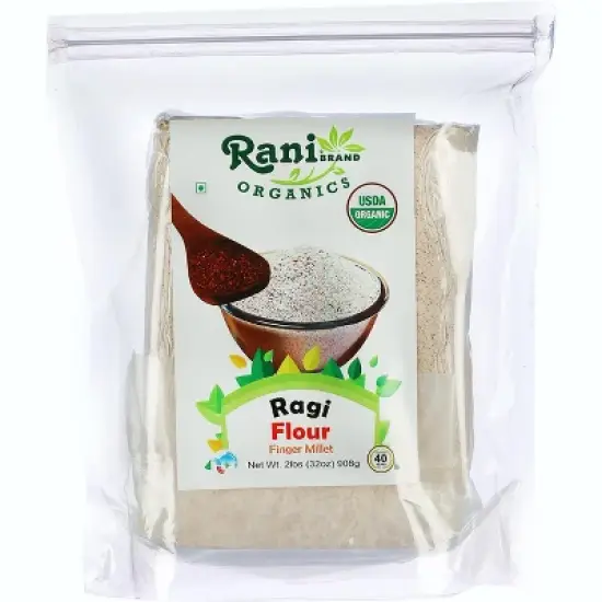 Organic Ragi (Red Millet) Flour - Rani Brand Authentic Indian Products image {5}